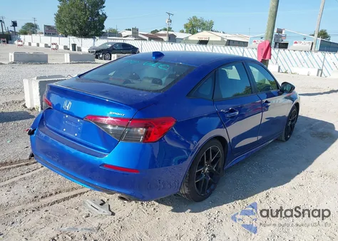 2023 Honda Civic Sport из США, поврежденный, VIN 2HGFE2F51PH527935